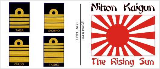 Japanese Navy Rank Shirts