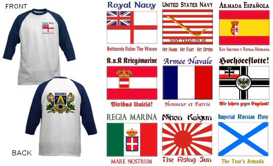 Seekrieg Naval Ensign Shirts