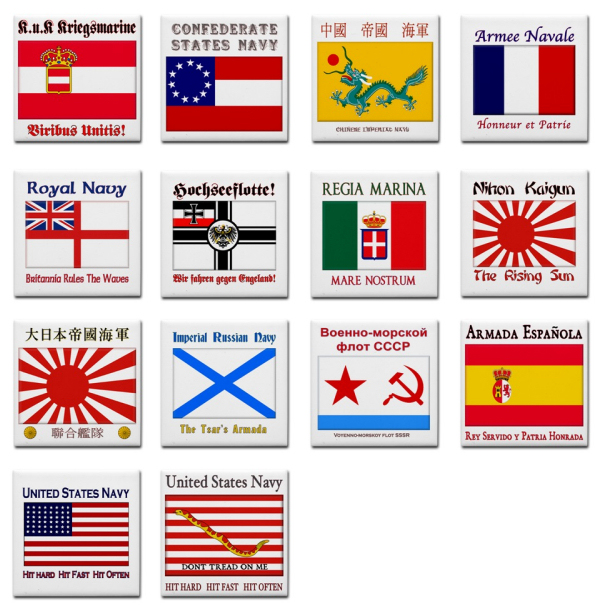 Naval Ensign Coasters