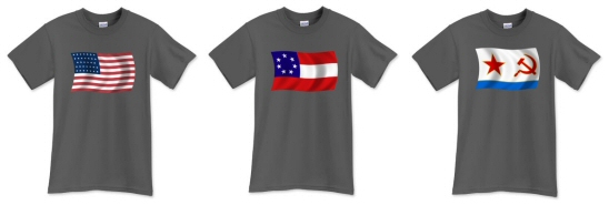 Navy Gray Naval Flag Shirts