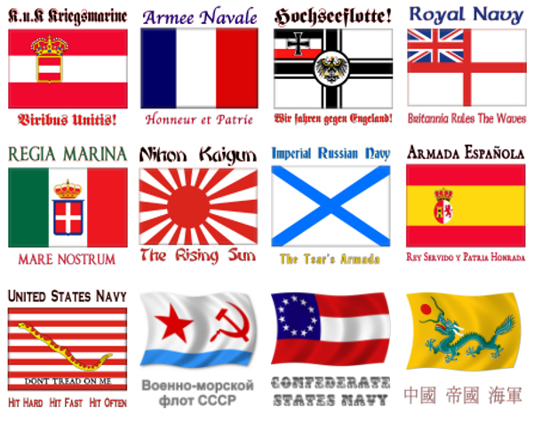 Naval Ensign Polo Shirts