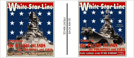 USN White Star Line Shirt